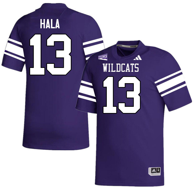 Weber State Wildcats #13 Sione Hala College Football Jerseys,Uniforms Stitched-Purple